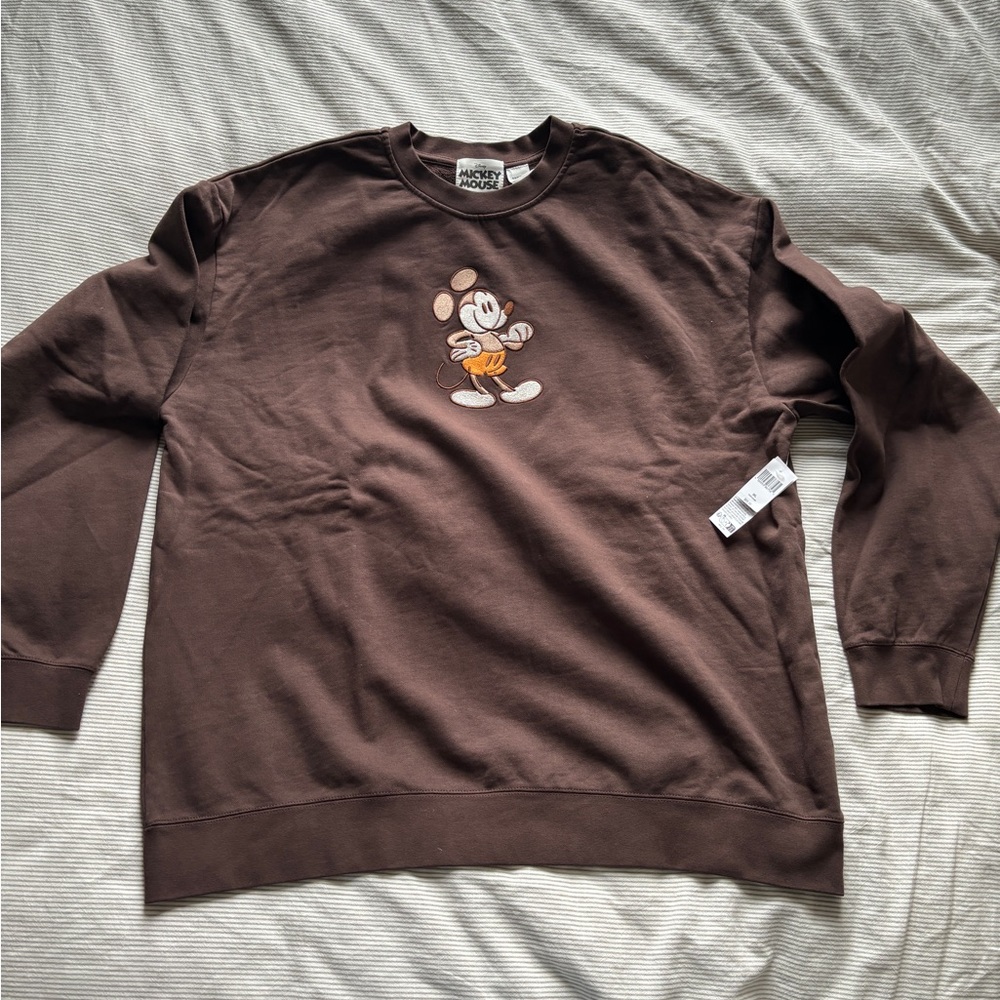 Brown Disney Crewneck Sweater